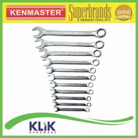 Kenmaster Kunci Ring Pas Set 11 Pcs Ukuran 8 - 22 mm 8 - 24 mm