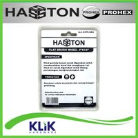 Hasston Prohex Sikat Kawat Baja Gerinda Duduk 4 Inch x 5/8 Wire Brush 3470-004