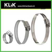 Hose Clamp Klem Selang Stainless Taiwan 1 - 1 1/2 - 1 3/4 Inch Pilih Ukuran