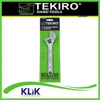 Tekiro Kunci Inggris 8 Inch - Adjustable Wrench Satin Finished