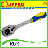 Lippro Gagang Ratchet 1/2 + 3/8 Inch 2-in-1 Stang Kunci Shock Sock Sok Rachet