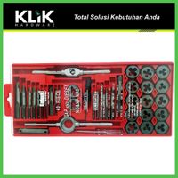 Tap and Die Set 40 Pcs - Alat Tap Dan Snai Ulir Drat Mur Baut