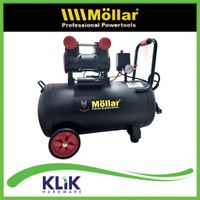Mollar Kompresor Oil Less Silent 1 HP 50 Liter Oilless 750 Watt 1550BP-R