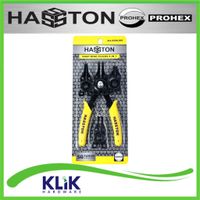 Hasston Tang Snap Ring 4-in-1 Set Buka Tutup Lurus Bengkok Tang Circlip Snapring 4 Way Pcs