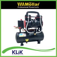 Mollar Kompresor Oil Less Silent  1 HP 10 Liter Oilless 750 Watt 1510BP-R