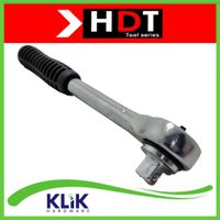 HDT Gagang Ratchet Stang Kunci Shock Sock Rachet 3/8 Inch Sok Gagang Karet