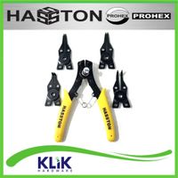 Hasston Tang Snap Ring 4-in-1 Set Buka Tutup Lurus Bengkok Tang Circlip Snapring 4 Way Pcs