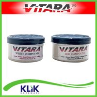 Vitara Red & White Compound - Kumpon Kompon Putih & Merah Penghilang Lecet Baret Poles Cat