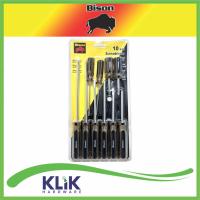 Bison Obeng Set 10 Pcs Plus Minus Screwdriver