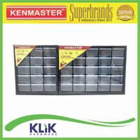 Kenmaster Rak Drawer Kotak 15 25 Susun Laci Tempat Baut Part Komponen Serbaguna