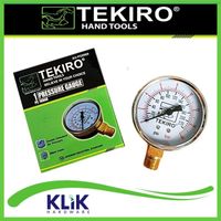 Tekiro Pressure Gauge Manometer 2.5 Inch - Alat Pengukur Tekanan 6 10 Bar