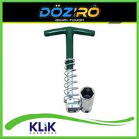 DOZIRO Kunci Busi Flexible Mobil Motor Matic Bebek Vixion CBR Fleksibel 16 mm 4 Tak