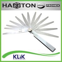 Hasston Prohex Stel Klep Fuller Blade 13 Pcs Feeler Gauge 0.03 - 0.6 mm
