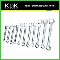 Diamond Kunci Ring Pas Set 11 Pcs Ukuran 8 - 22 8 - 24 mm Pilih Ukuran Combination Wrench