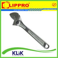 Lippro Kunci Inggris 12 Inch - Adjustable Wrench Black Chrome Heavy Duty