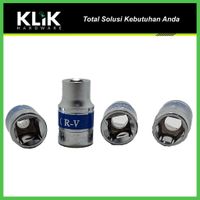 Mata Sock Shock 1/2 Inch 6 PT Chrome Vanadium - Kunci Sok Pilih Ukuran 8 10 12 14 mm