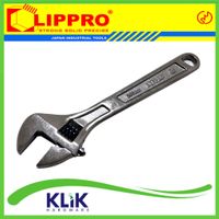 Lippro Kunci Inggris 8 Inch - Adjustable Wrench Black Chrome Heavy Duty