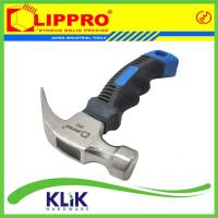 LIPPRO Palu Kambing Mini Gagang Karet Palu Cebol Gagang Fiber 8 oz Cabut Paku