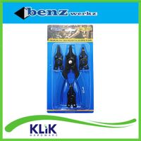 Hasston Tang Snap Ring 4-in-1 Set Buka Tutup Lurus Bengkok Tang Circlip Snapring 4 Way Pcs