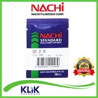 Nachi Mata Bor Besi HSS 2 mm Asli Original