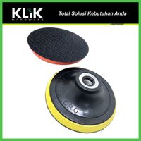 Tatakan Amplas Bulat Velcro 4 Inch Pad Gerinda Tangan Tempel