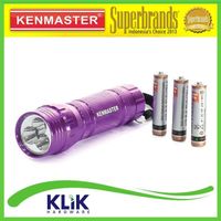 Kenmaster Senter LED Aluminium + Baterai