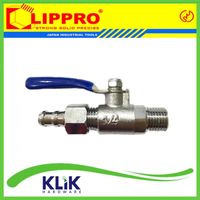 Lippro Kran Angin Kompresor 1/4 Inch - Air Cock Kuningan 1/4"