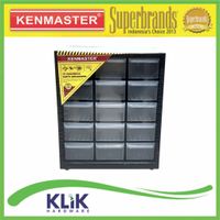Kenmaster Rak Drawer Kotak 15 25 Susun Laci Tempat Baut Part Komponen Serbaguna