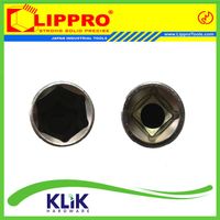 Lippro Mata Kunci Sok Shock Busi 1/2 Inch x 16 mm - Spark Plug Sock 16 mm
