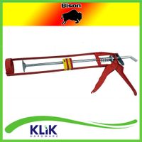 Bison Alat Tembak Lem Kaca Silikon Botol - Tembakan Lem Sealant Tabung Caulking Gun