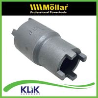 Mollar Kunci Mur Kopling - Treker Mahkota - Double Crown Socket 1/2 Inch