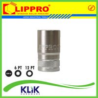 Lippro Mata Sock 1/2 Inch 17 mm 6 PT - Mata Shock Sok Pendek