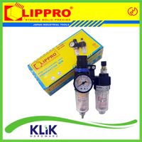 Lippro Air Filter Control Regulator Saringan Udara Kompressor 2 Tabung - Double