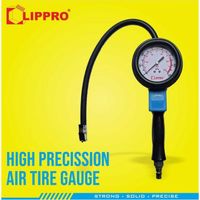 Lippro Tire Inflator Inflating Gun 3-In-1 Isi Ukuran Angin Ban 9102 Heavy Duty