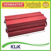 Kenmaster Tool Box Kaleng Besi 3 Susun Kotak Perkakas 5 Tray 53 x 21 x 21 cm
