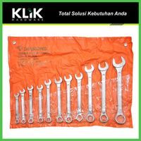 Diamond Kunci Ring Pas Set 11 Pcs Ukuran 8 - 22 8 - 24 mm Pilih Ukuran Combination Wrench