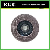 Amplas Susun 4 Inch Flap Disc Ampelas Gerinda Tumpuk Grit 60 80 100 120 150 180 240 400