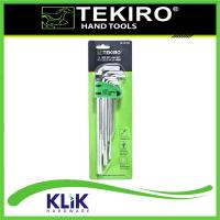 TEKIRO Kunci L Flat Hexagonal Panjang 8 Pcs 2 - 10 mm Hex Key Xtra Long