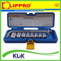 Lippro Kunci Shock Sock Sok Set 10 Pcs 8 - 24 mm Motor Mobil Box PVC