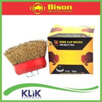 BISON Sikat Mangkok Kawat Gerinda 3" - Wire Cup Brush 3 Inch