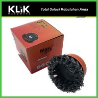 Maxsell Sikat Mangkok Kepang Kawat Gerinda 3 Inch Grinder Twisted Wire Cup Brush