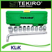 Tekiro Kunci Shock Sock Sok Set 10 Pcs 8 - 24 mm Motor Mobil Box PVC