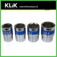Mata Sock Shock 1/2 Inch 6 PT Chrome Vanadium - Kunci Sok Pilih Ukuran 17 19 22 24 mm