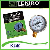 Tekiro Pressure Gauge Manometer 2.5 Inch - Alat Pengukur Tekanan 6 10 Bar