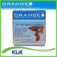 Orange  Air impact Wrench Set 1/2 Inch - Alat Pembuka Pengencang Baut Angin Kompresor