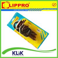 Lippro Kunci L Hexagonal Short Set 9 Pcs 1.5 - 10 mm Pendek