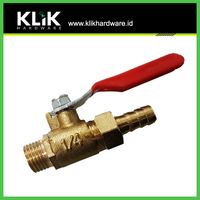 Kran Angin Kompresor Hato 1/4 Inch Kuningan - Air Cock 1/4"