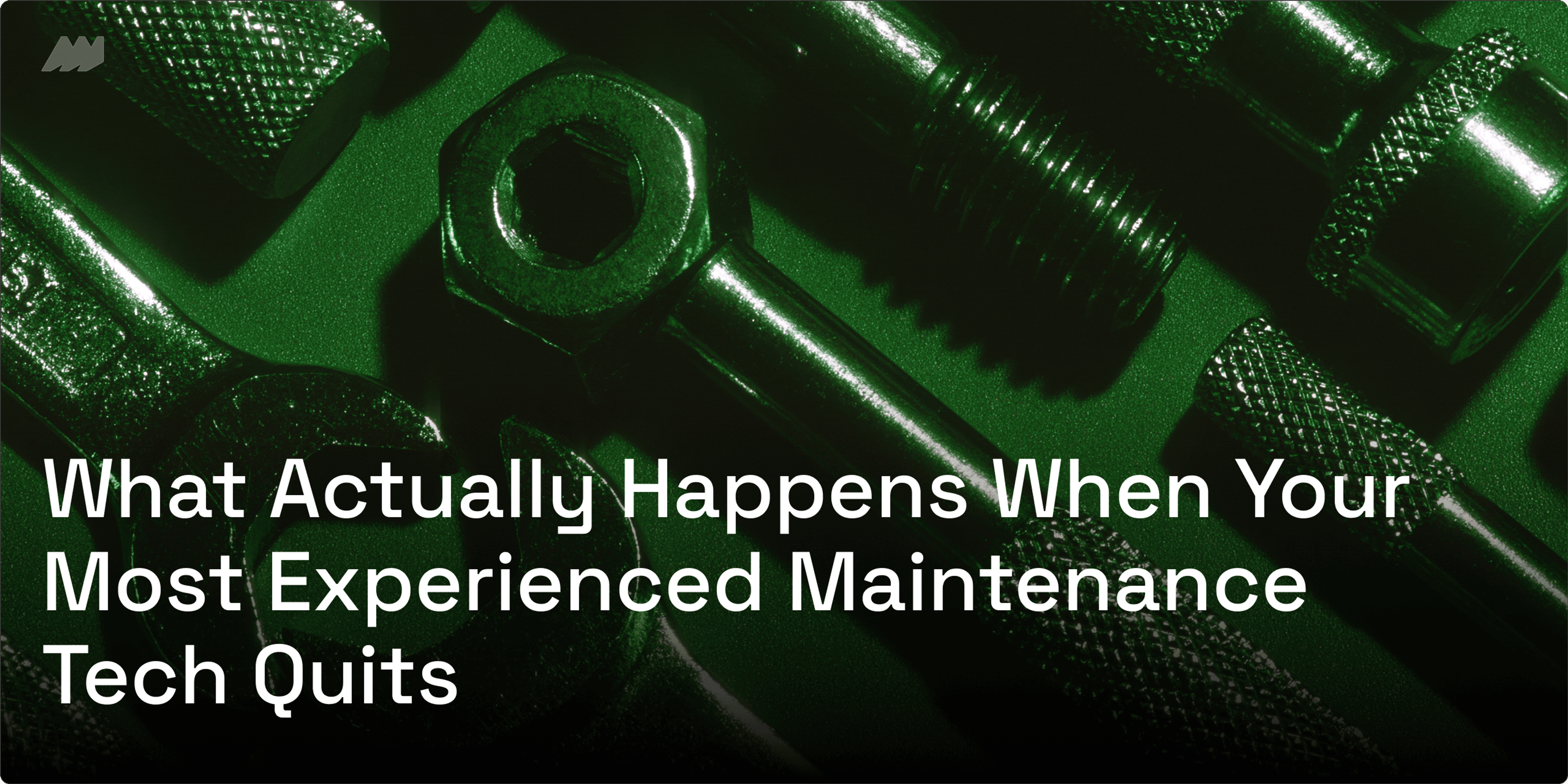 When a key maintenance tech quits, the cost shows up months later in MTTR, downtime, and quality