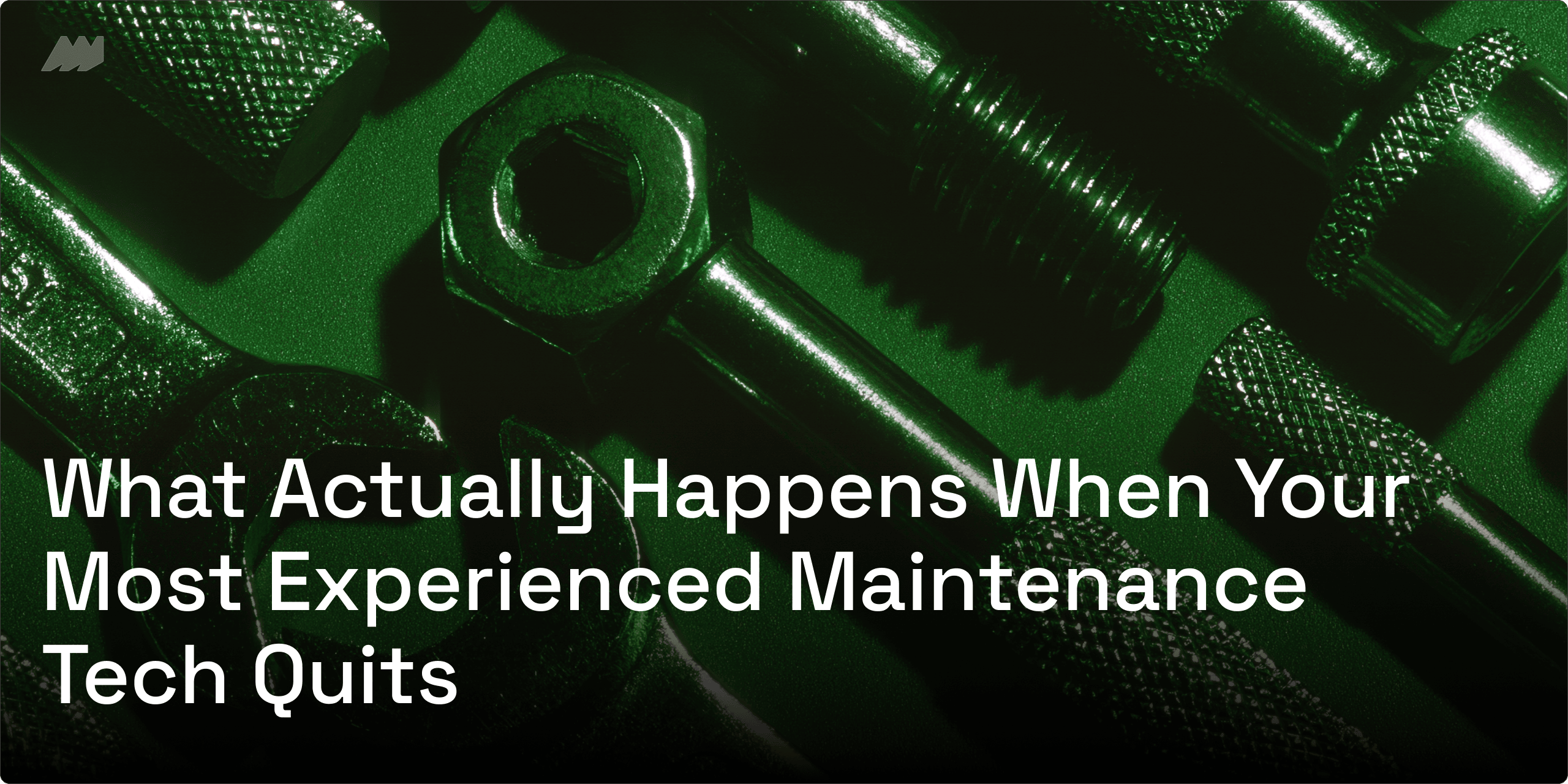 When a key maintenance tech quits, the cost shows up months later in MTTR, downtime, and quality