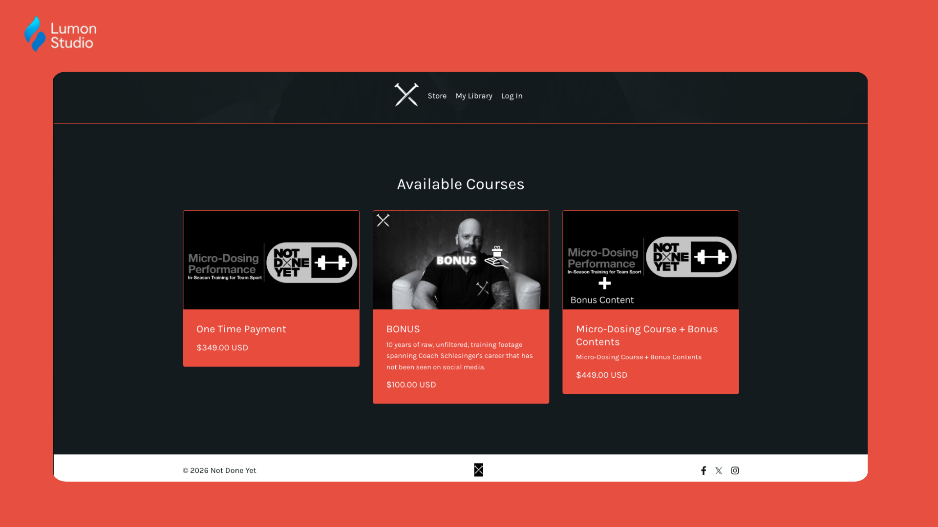 An NBA strength coach needed his courses on Kajabi and ready to sell. We ran a pre-sale that brought in $14,000 before the course was finished. — Not Done Yet